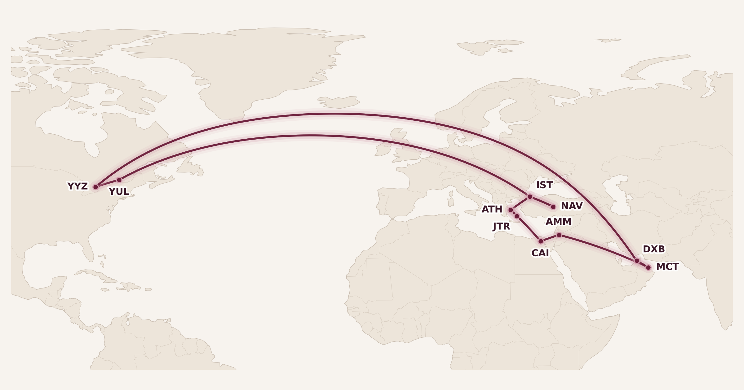 Map for Booked: A Journey Through the Old World