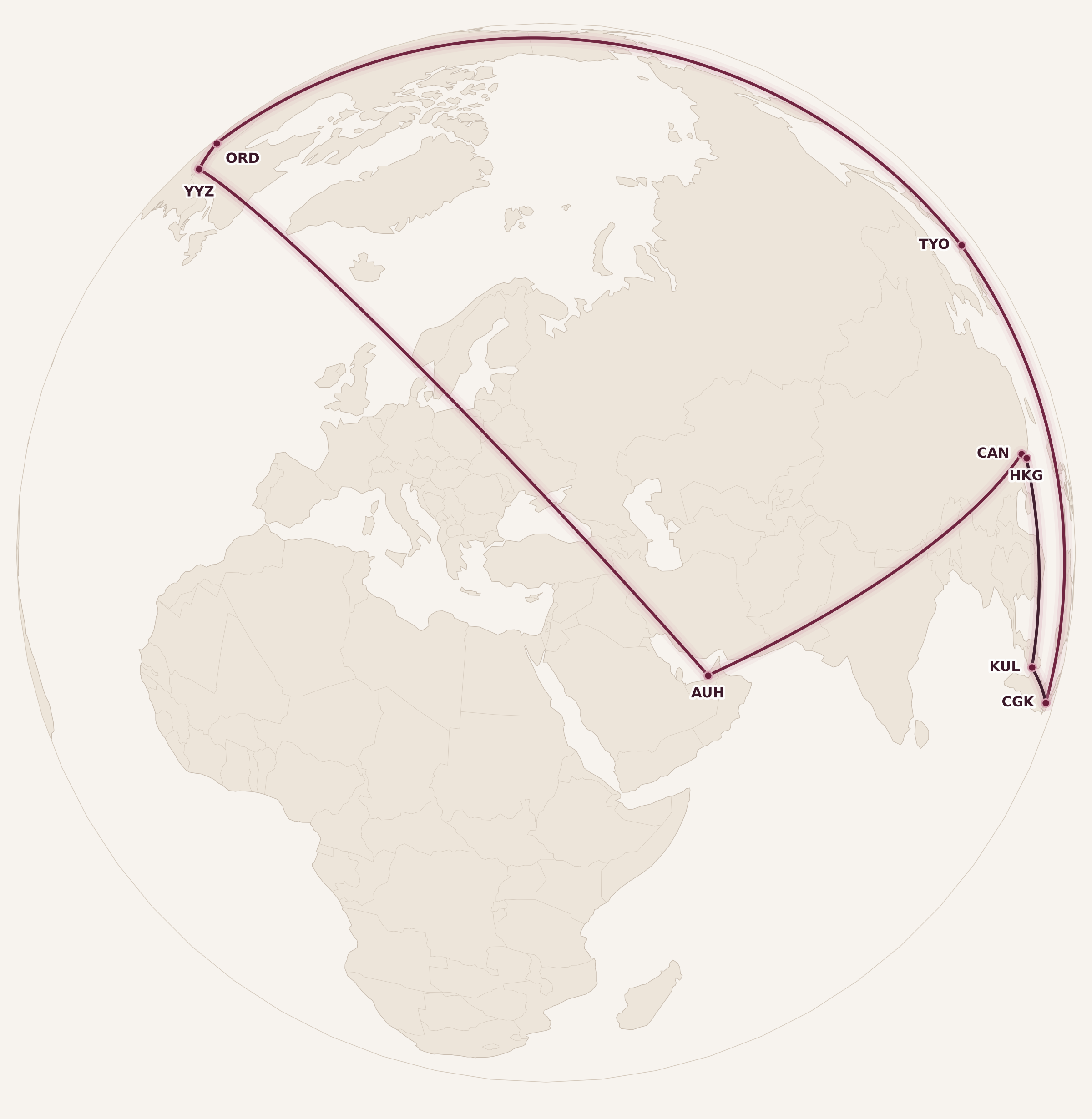 Map for Airline Secrets: What Are Nested Trips?