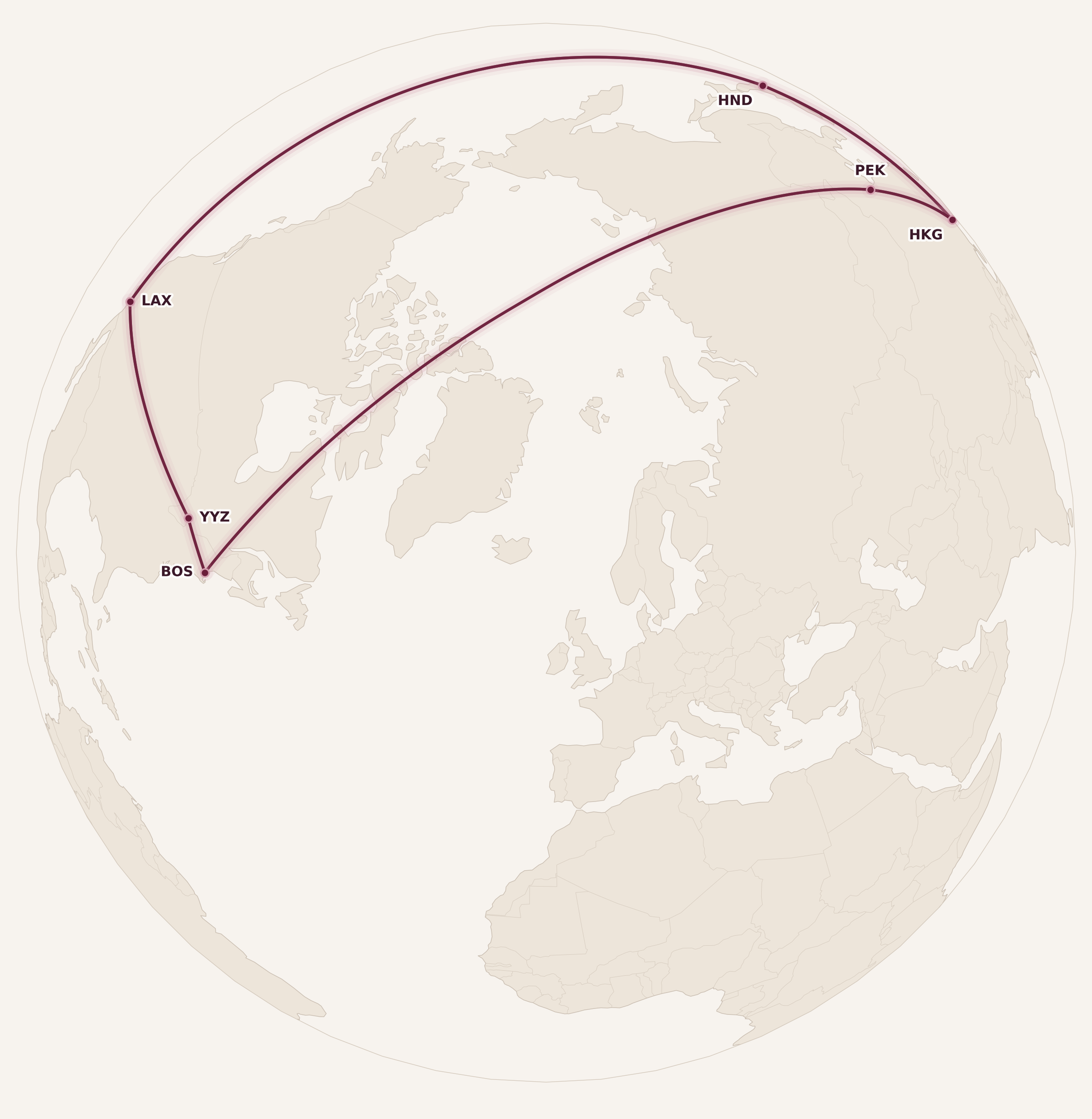 Map for Booked: A First Class Bonanza