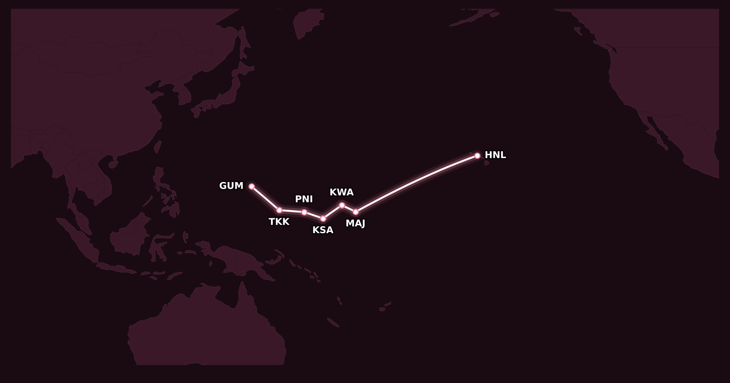 Map for Booked: The Crazy Aeroplan Trip