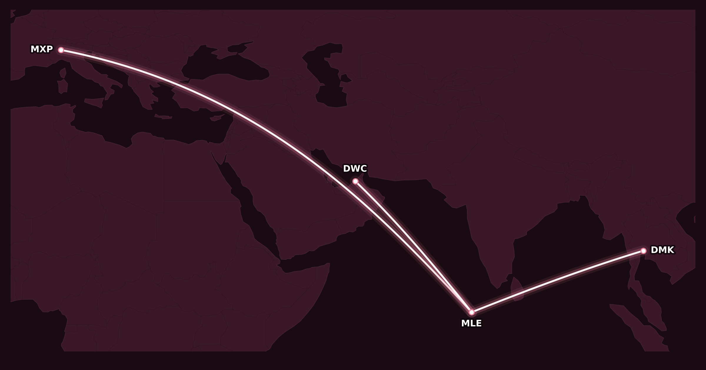 Map for Beond Airlines Expands Network with Second Aircraft