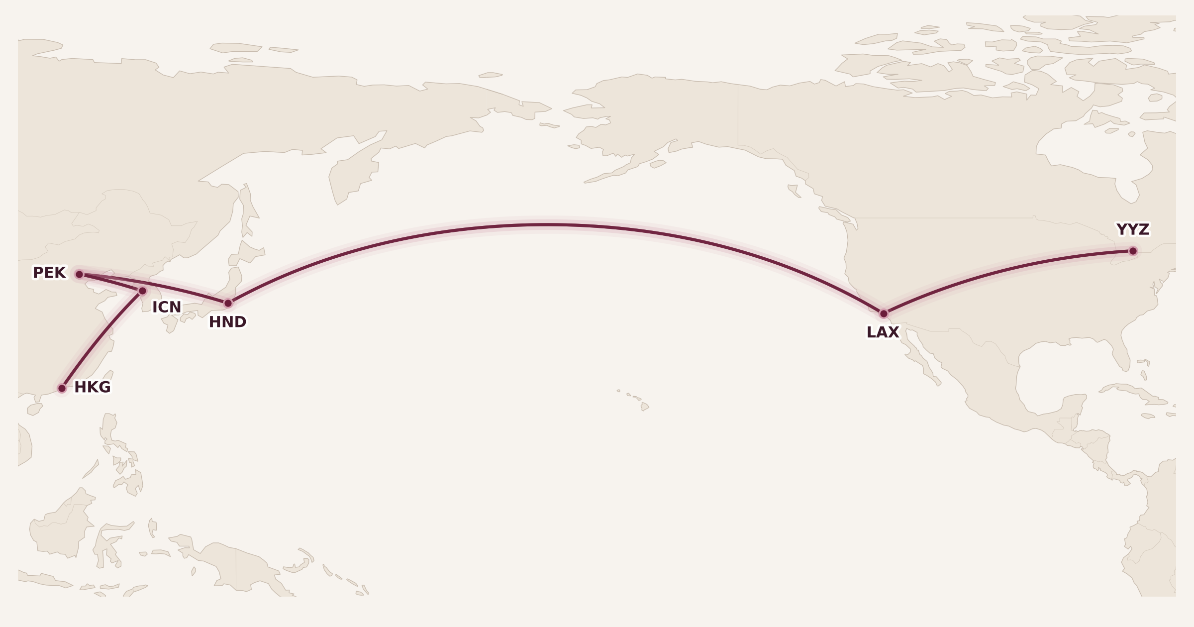 Map for Booked: A First Class Bonanza