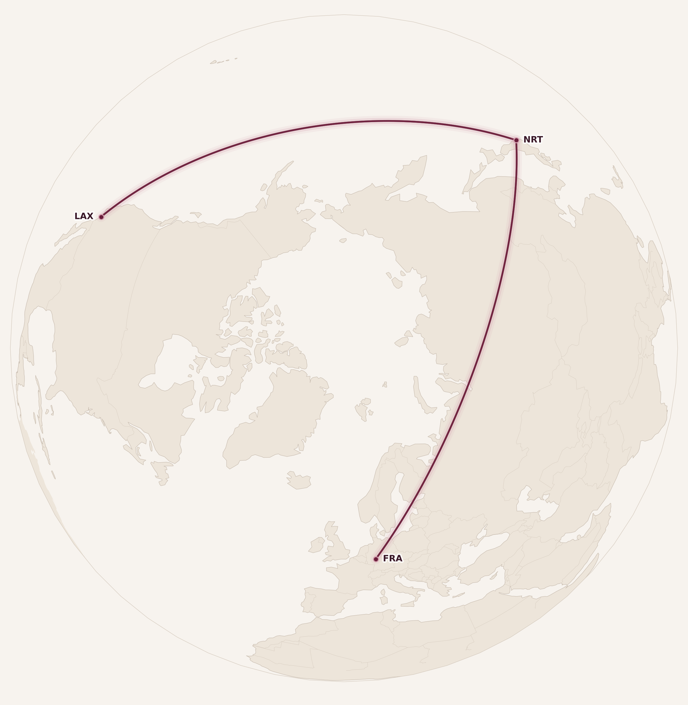 Map for How to Book Complex Trips with Aeroplan