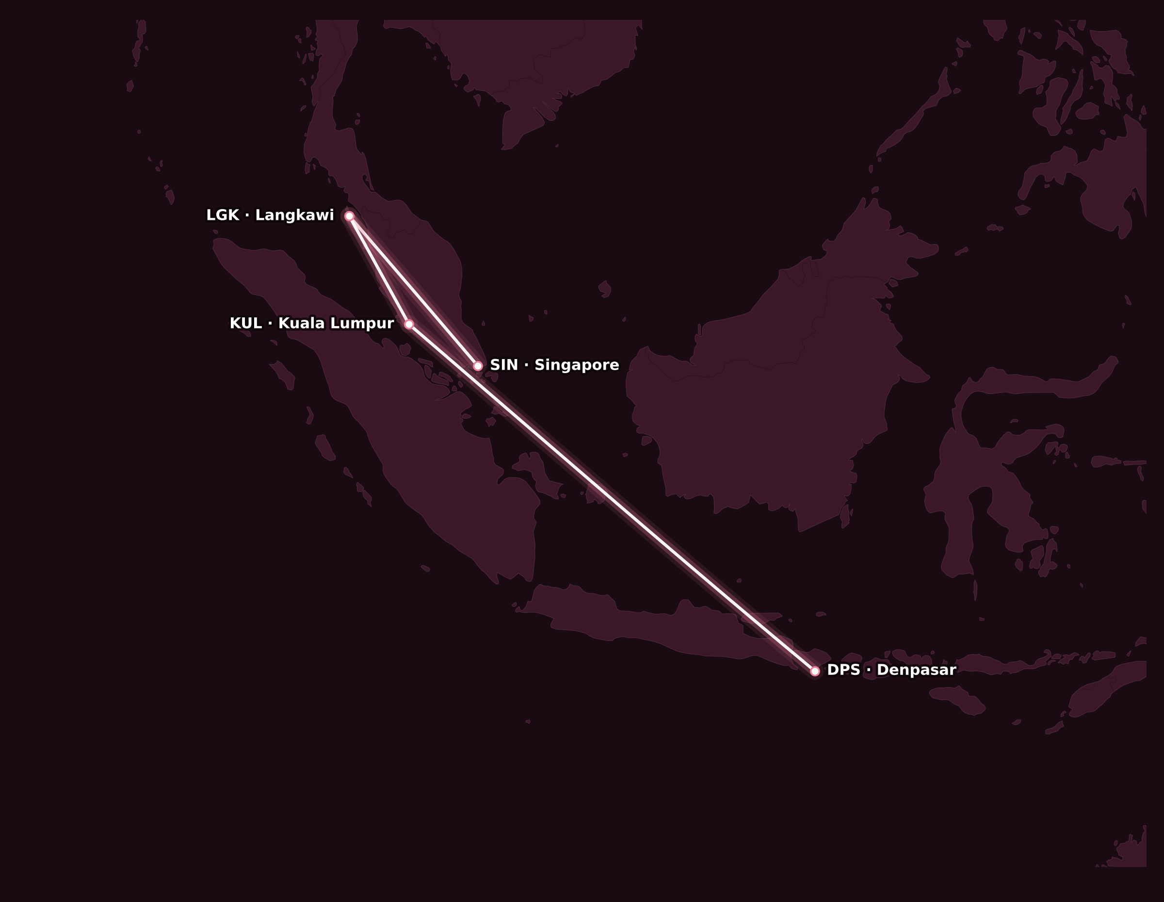 Map for Booked: A Luxury Hotel World Tour