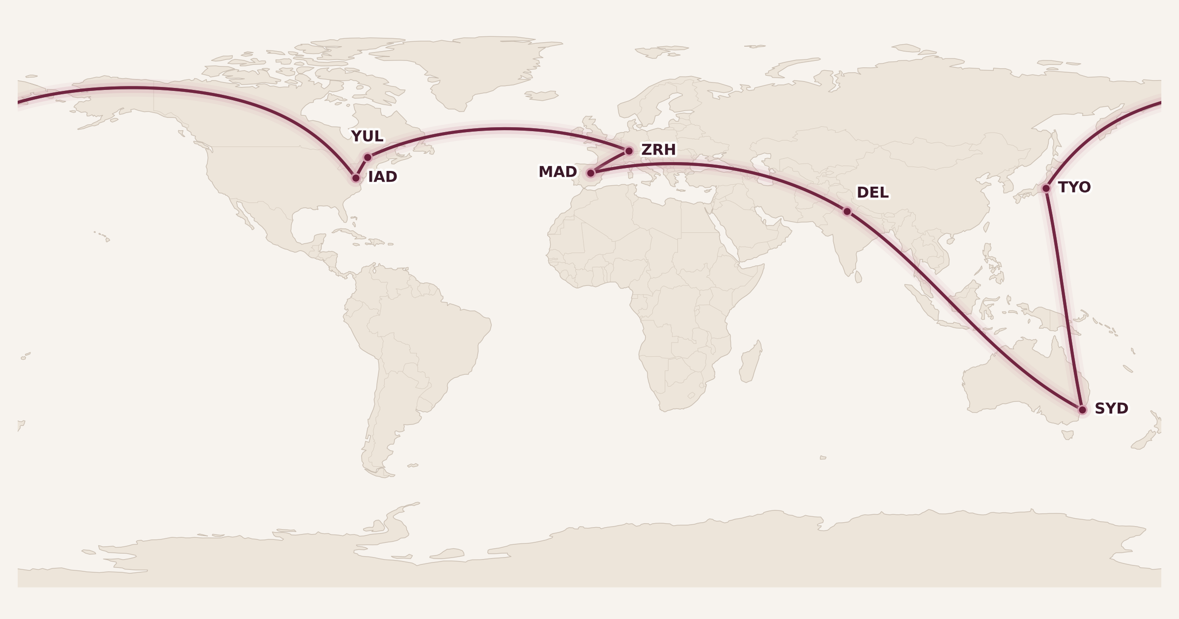 Map for Stopovers: Quench Your Wanderlust