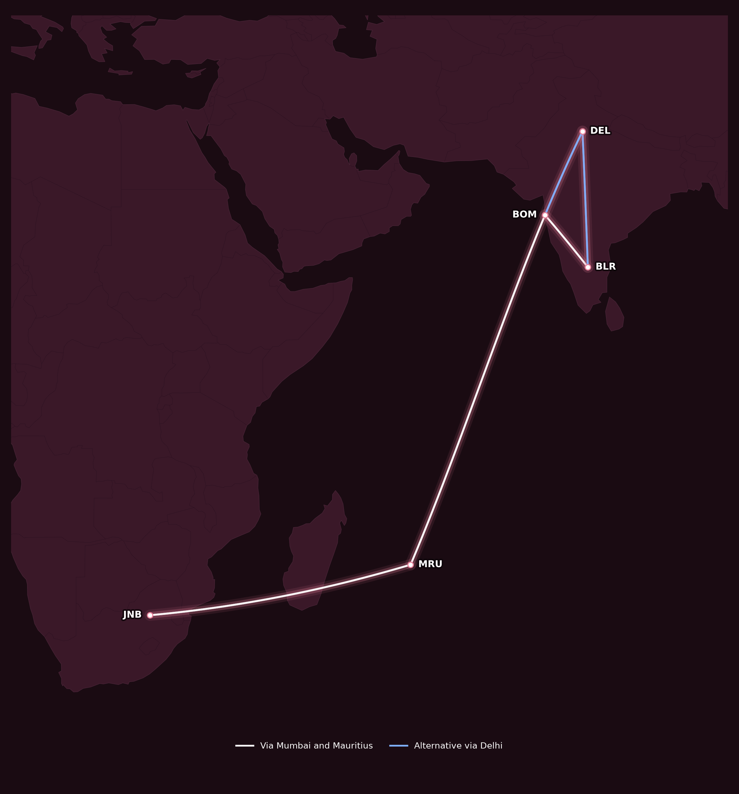 Map for How to Book Complex Trips with Multiple Points Currencies