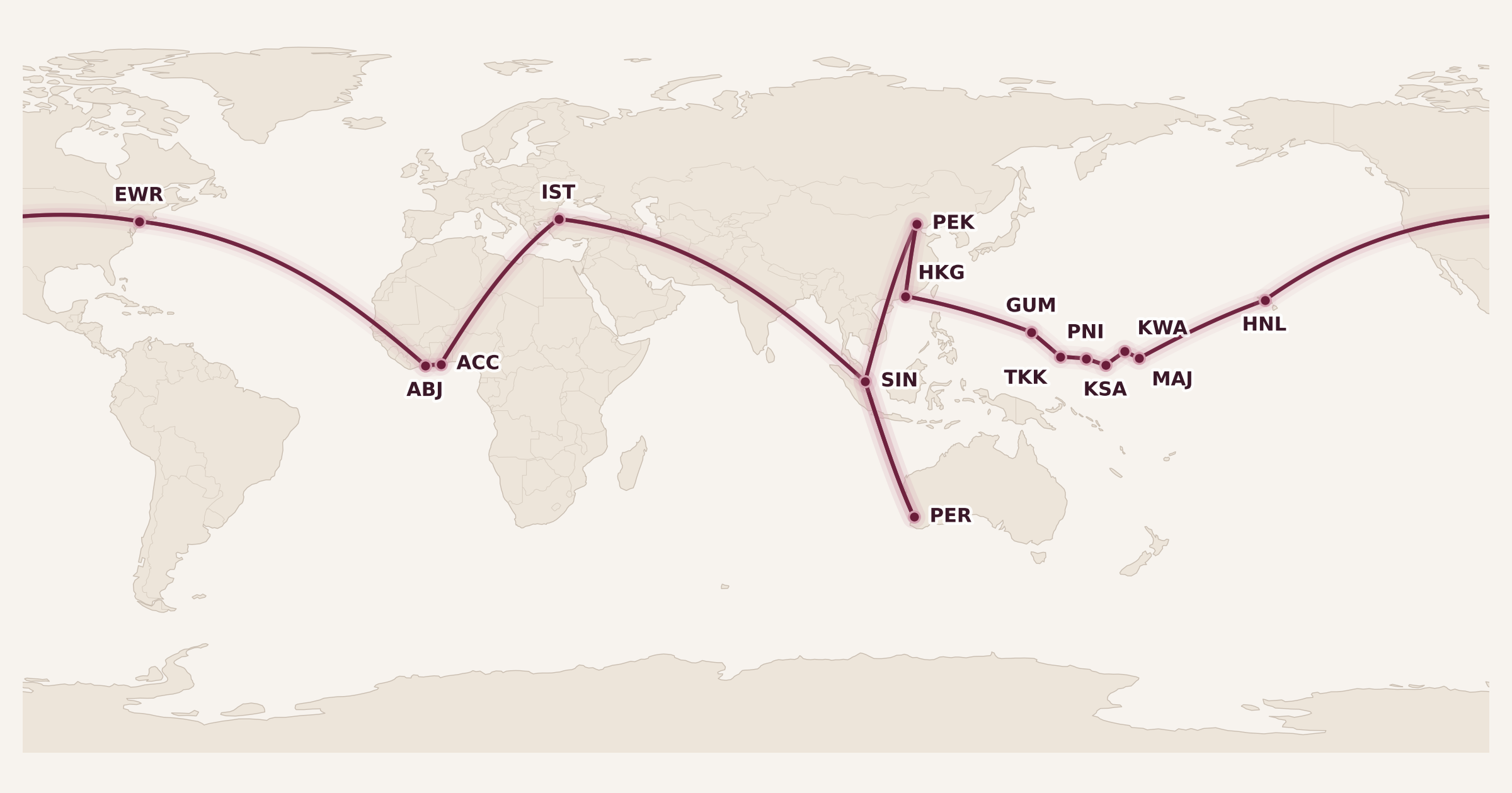 Map for Is This the Craziest Aeroplan Trip Ever Booked?