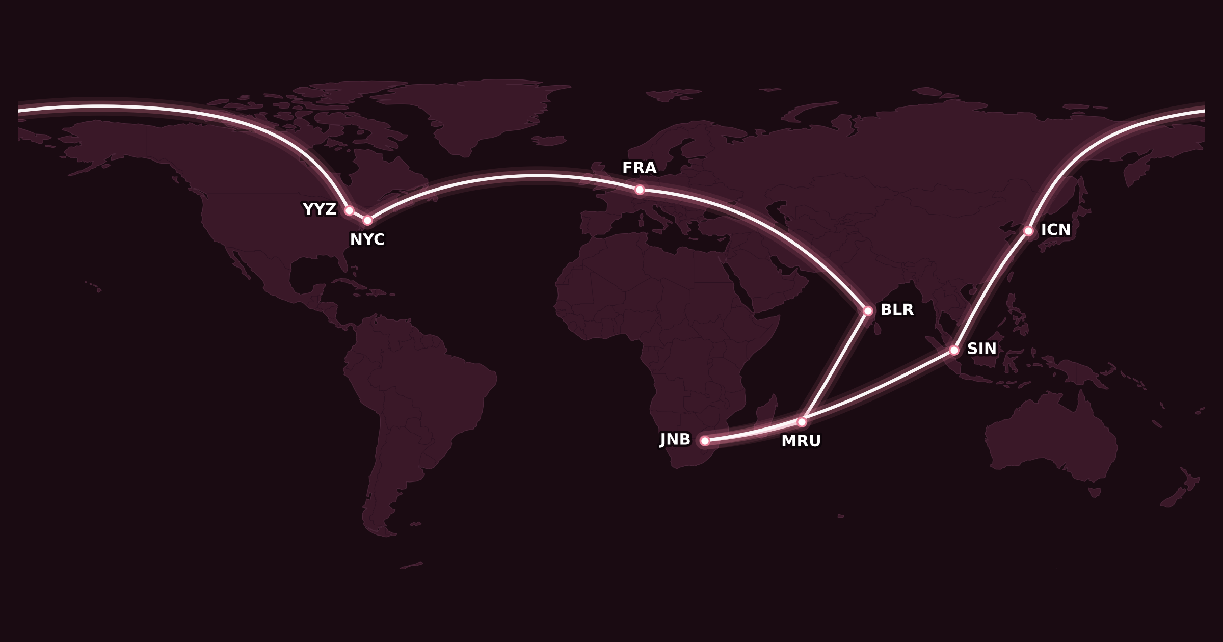 Map for How to Book Complex Trips with Multiple Points Currencies