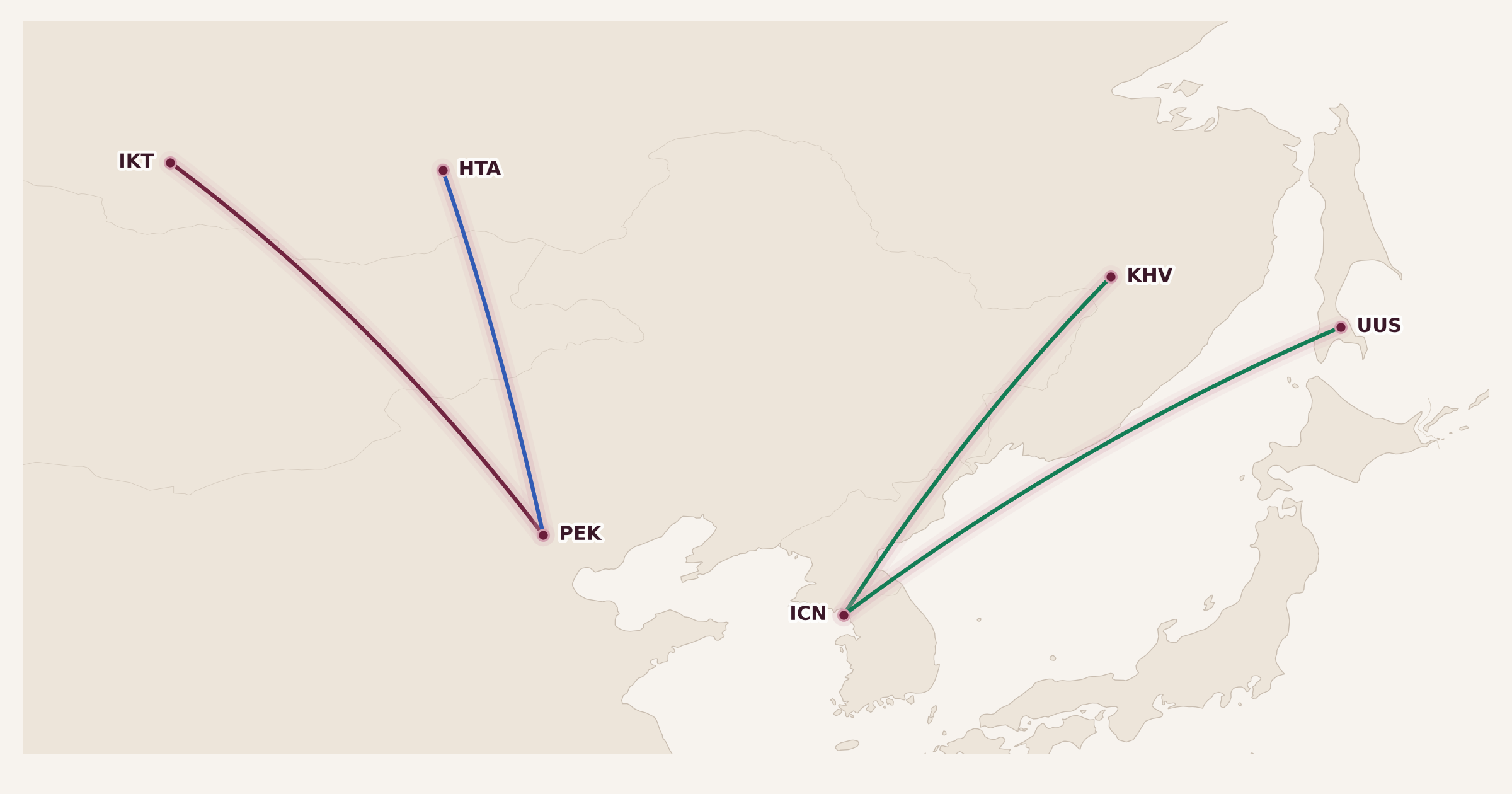 Map for 7 Remote Places… on Points!